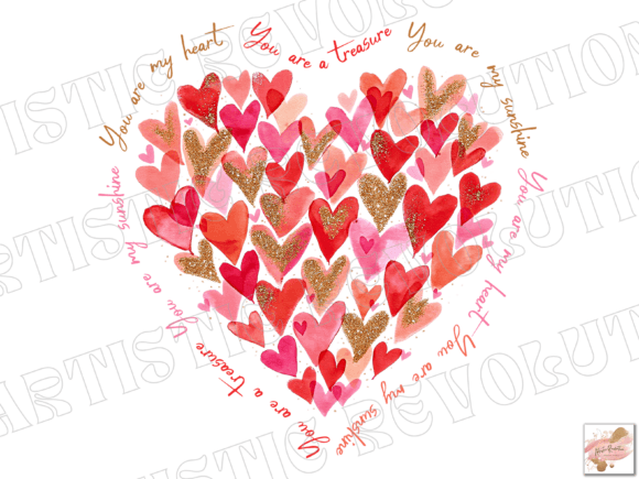 Download Hand Drawn Valentine Day Heart Png - Drawn Collection