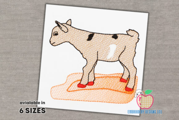 Download Baby Goat Quick Stitch - Premium Resources
