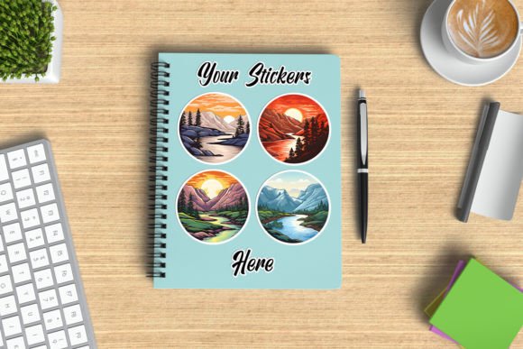 Download Spiral Notebook Sticker Design Showcase - Spiral Collection