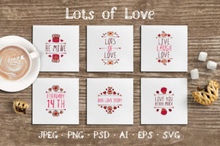 Download 6 Hand Drawn Valentine's Cards - Drawn Collection