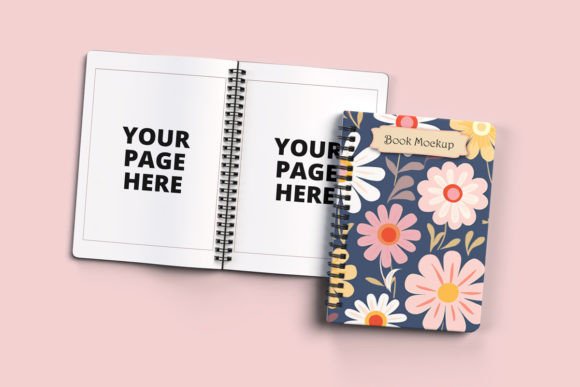 Download A5 Spiral Notebook Mockup - Spiral Collection