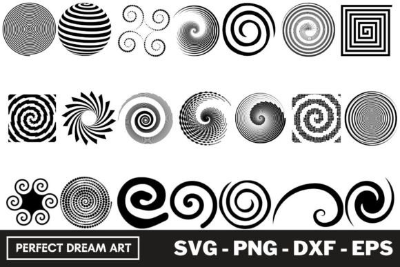 Download Spiral Silhouette Bundles - Spiral Collection