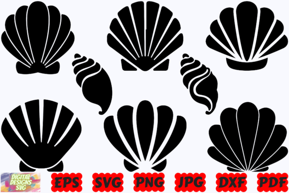 Download Sea Shell SVG | Ocean Life SVG | Sea SVG - Shell Collection