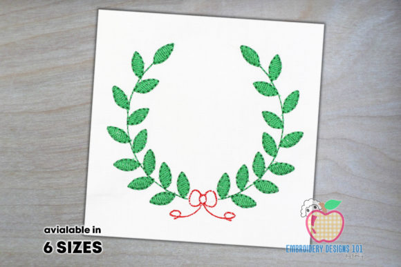 Download Laurel Wreath for Bow Quick Stitch - Premium Resources