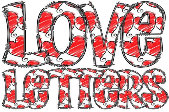 Download Sublimation Valentine Hearts Lettering - Hearts Collection